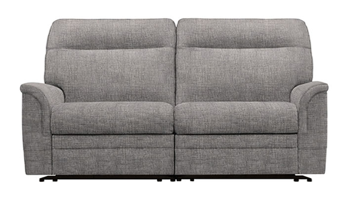 Parker Knoll Hudson Large 2 Seater Power Recliner in Latitude Grey Fabric
